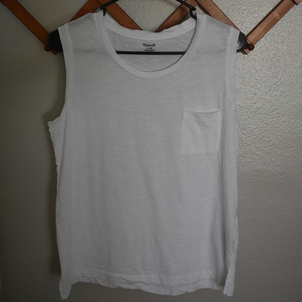 White Madewell Pocket tank - Picture 2 of 11